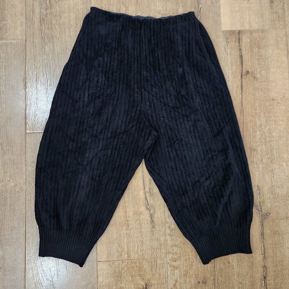 Boboutic Italian Ribbed Pull-on Relaxed Pants Sm Lagenlook Designer Piratecore